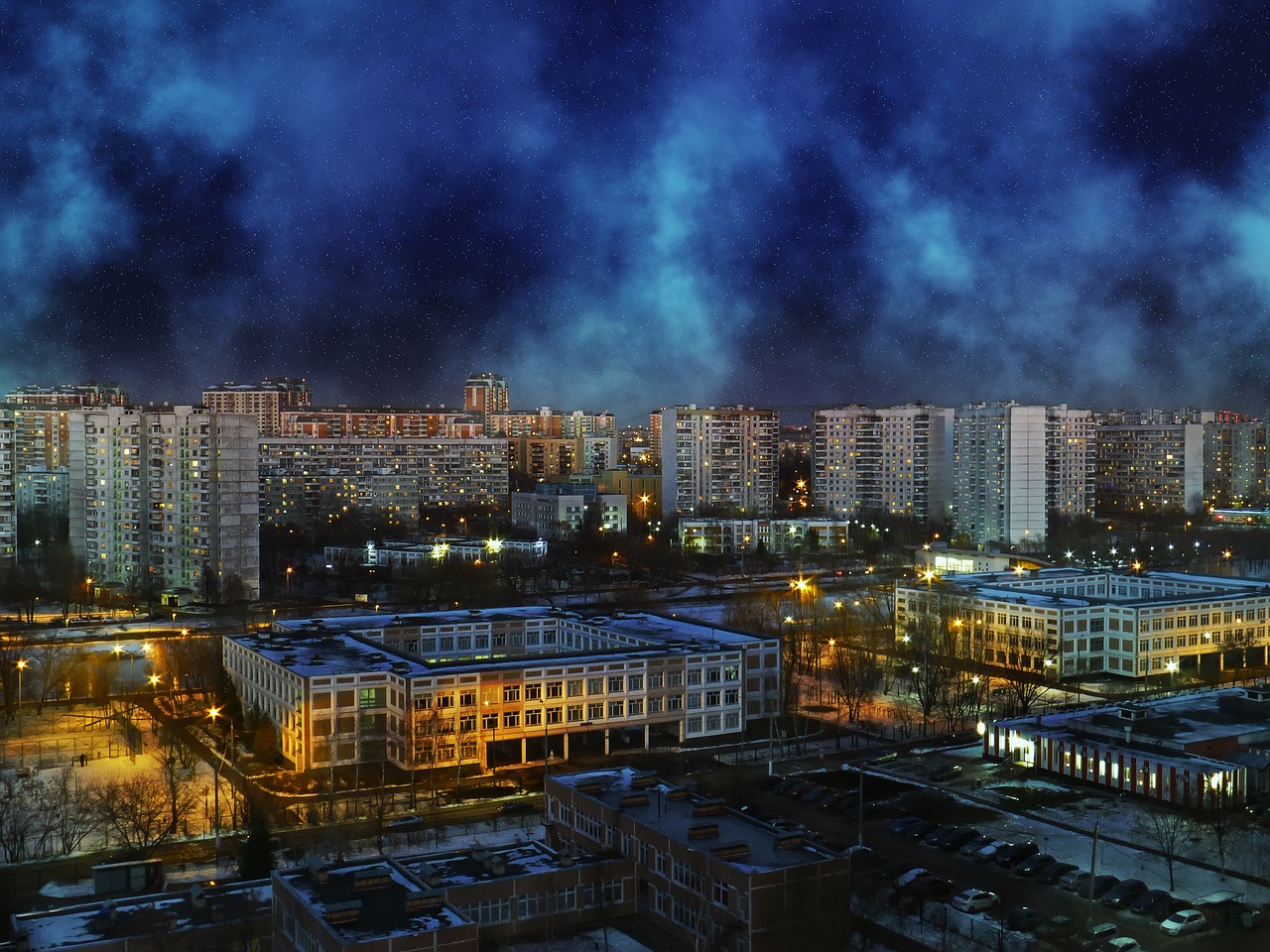 How to Paint a Luminous City at Night